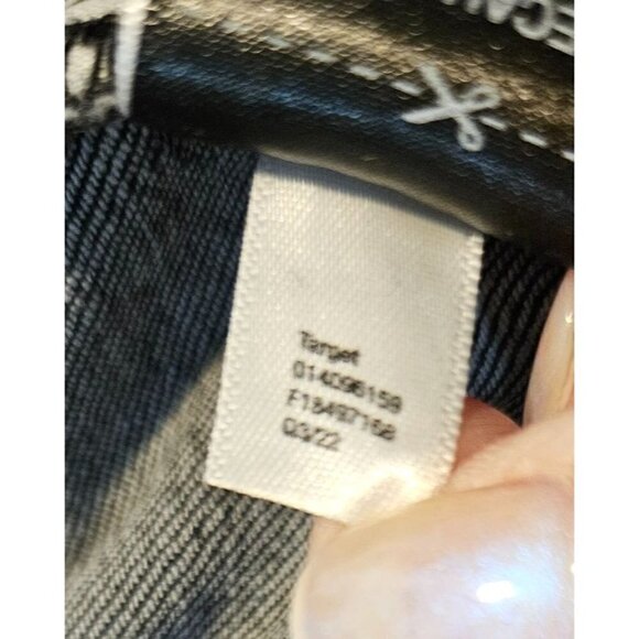 Universal Thread Black Jeans Women Sz 26 High Rise Straight Vintage Stretch NEW - Picture 11 of 12